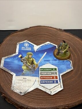 WotC HeroScape Loose Figure Swarm of the Marro - Sgt. Drake Alexander